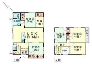 【間取り】 | 岐阜市三田洞東中古住宅！リフォーム済みです♪お車スペース3台可能！ゆとりの広さの5LDK！ | 岐阜市三田洞東中古住宅！リフォーム済みです♪お車スペース3台可能！ゆとりの広さの5LDK！