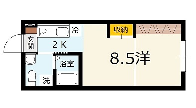 リヴィエール口田の間取り