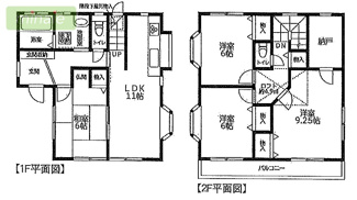 【間取り】 | 再生住宅　リフォーム〇　床暖房付き　畑町