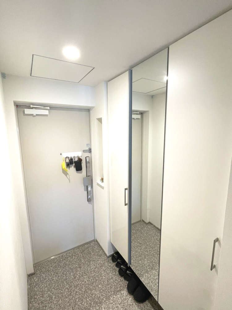 アルファスマート神辺Ⅲの玄関