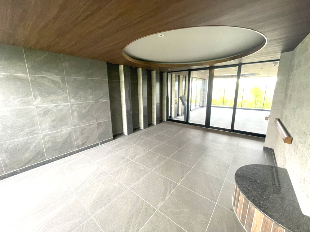 アルファスマート神辺Ⅲのエントランス