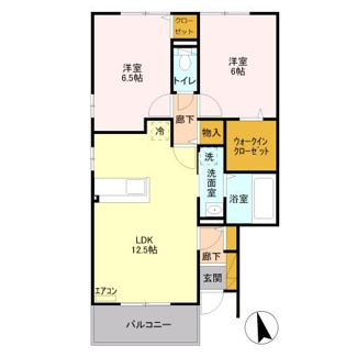 【間取り】 | ヴァンクール　Ｂ