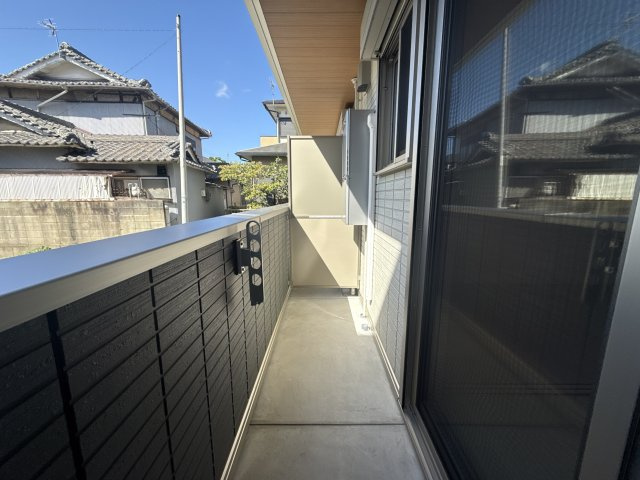 D-PLACE町坪のバルコニー