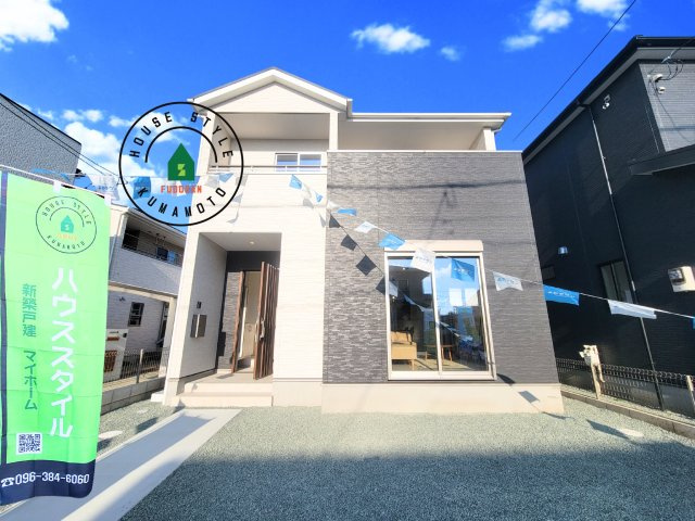 熊本市東区東京塚町第1-2棟（1号棟）　の完成予想図|外観も気になるポイント