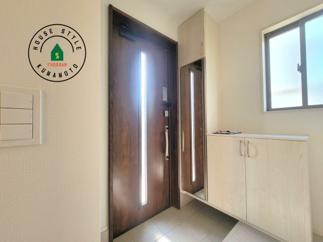 熊本市東区東京塚町第1-2棟（1号棟）　の内観：施工例|二重ロックでしっかり防犯対策ができます。