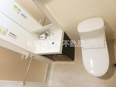 【洗面所】 | ＬＥＸＥ長原 | 忙しい朝には欠かせない洗面所です