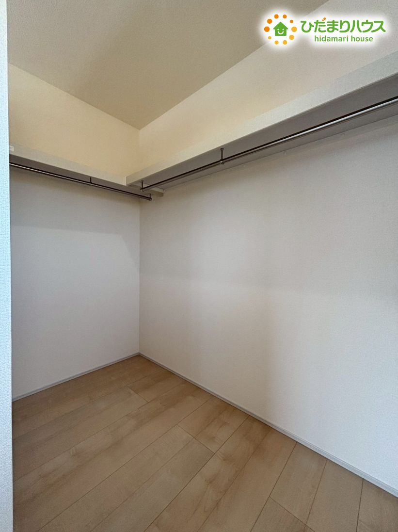 寄居町赤浜第4　新築一戸建て　リーブルガーデン　01の収納|季節物の入れ替え不要！WIC付き！！