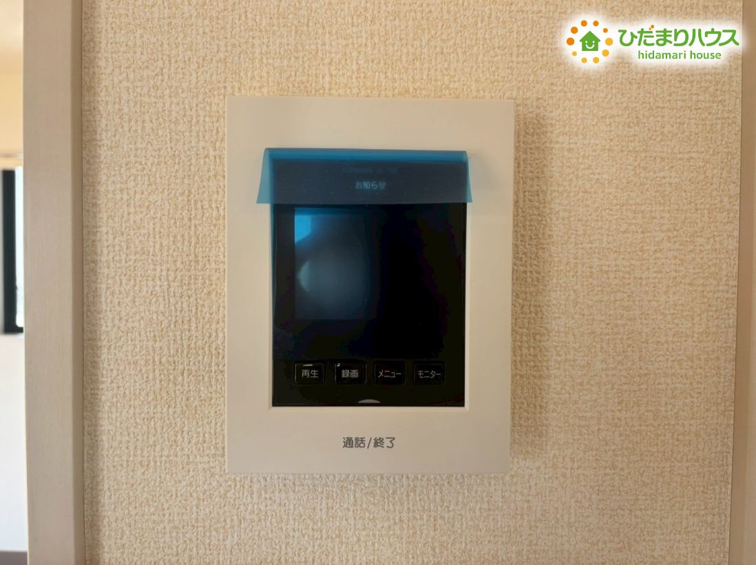 寄居町赤浜第4　新築一戸建て　リーブルガーデン　01のセキュリティ|録画機能付きTVモニター付きインターホンなので、防犯面も安心♪