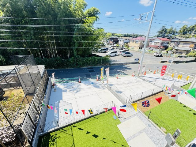 柏市南増尾８丁目新築戸建（南増尾４期）の展望|バルコニーより道路側眺望・南道路で日当たり良好♪