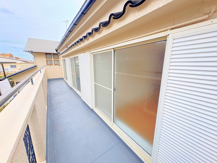 神戸市垂水区星陵台　中古一戸建　のバルコニー