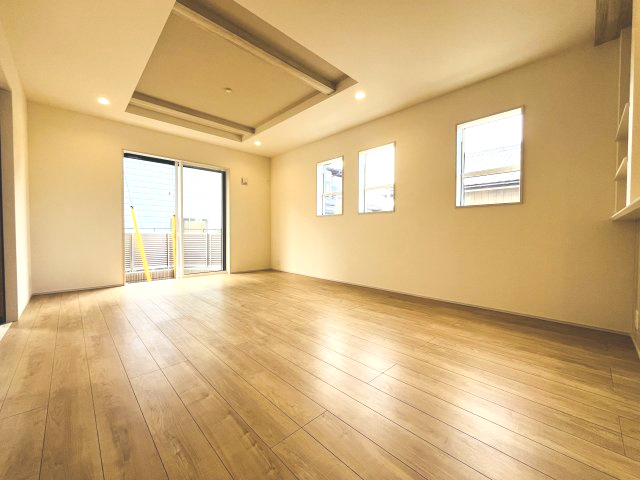 【居間・リビング】 | 本庄市下野堂　ブルーミングガーデン　新築戸建　全2棟　2号棟