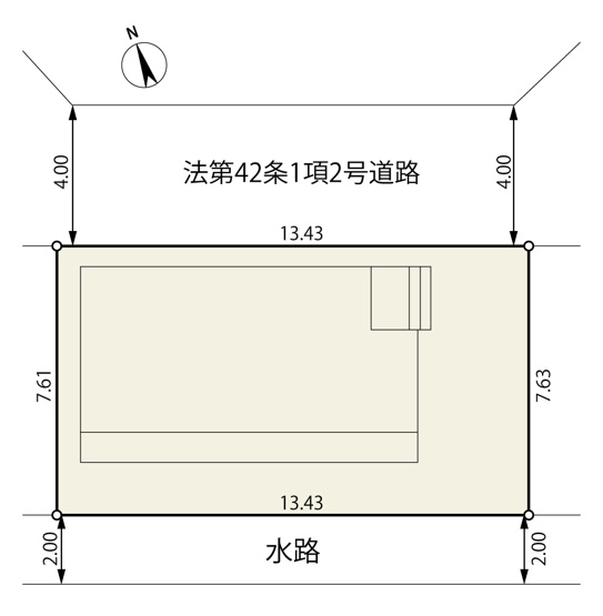【区画図】 | 川越市大仙波 | 全1棟