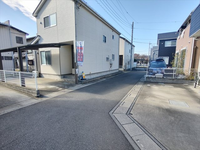 【前面道路含む現地写真】 | 川越市大仙波 | 閑静な住宅地です