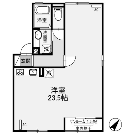 【間取り】 | コンフォートレジデンス宮子 B
