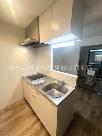 大阪市城東区東中浜８丁目の賃貸マンションのキッチン
