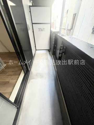 大阪市城東区東中浜８丁目の賃貸マンションのバルコニー