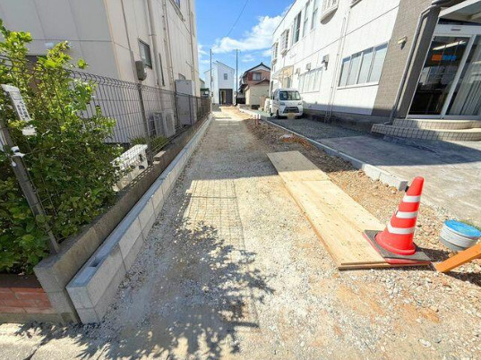 売新築戸建　中央区萩丘三丁目の庭