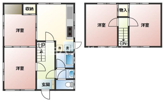 【間取り】 | W様有田市箕島戸建