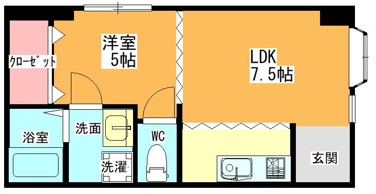 レジデンス500の間取り