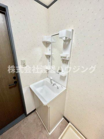 レジデンス500の洗面所