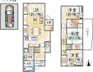 【間取り】 | 石橋麻田町