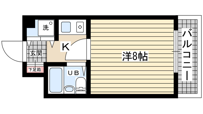 【間取り】 | 西北チェリーマンション