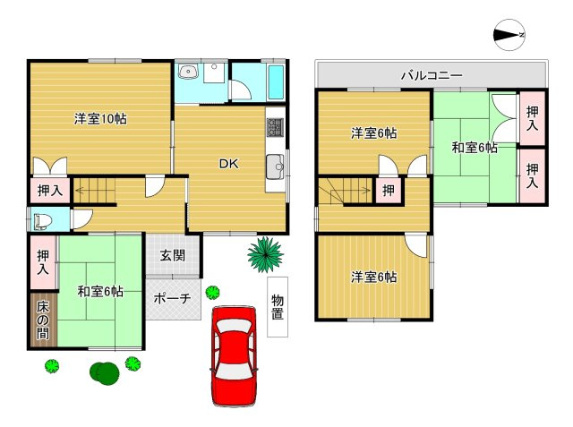 深井沢町戸建の間取り