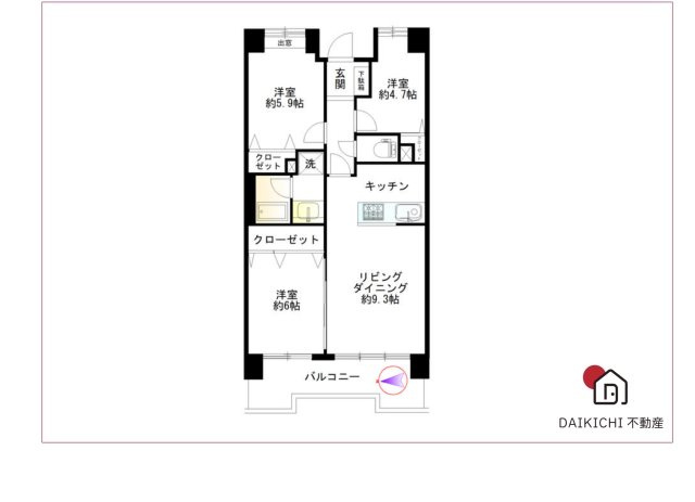 【間取り】 | ネオハイツ深谷