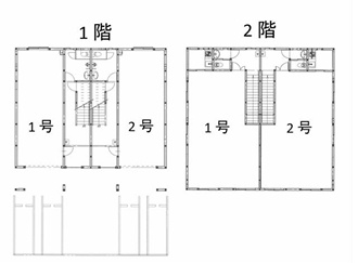 東光２丁目倉庫事務所の区画図