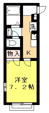 中山ロジュマンの間取り