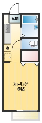 サンライフ花俣の間取り