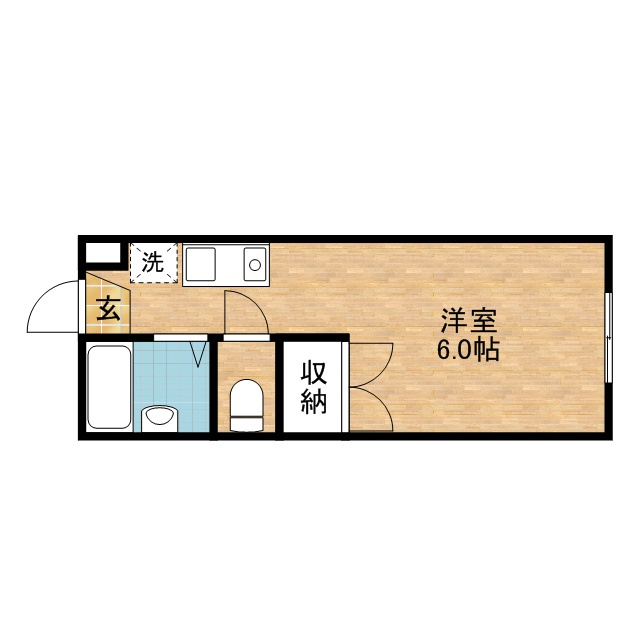 レオパレスＲＡＦＦＩＮＡＴＯＩの間取り