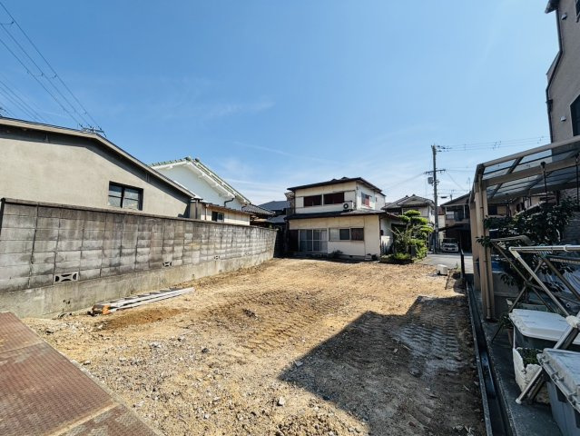岸和田市神須屋町　建築条件なし土地の外観