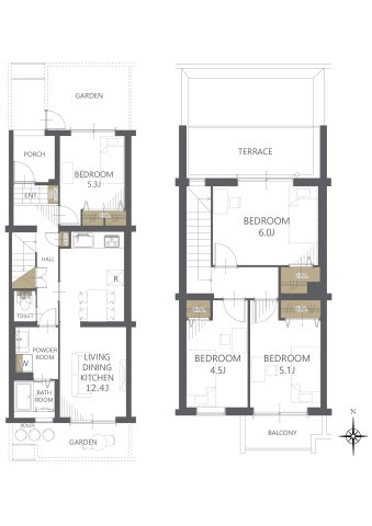 【間取り】今川団地38号棟 
