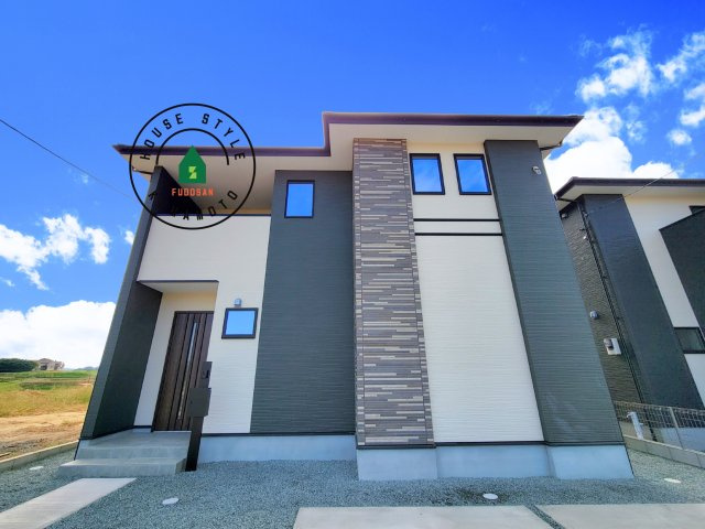 合志市合生第3-3棟（17号棟）　の外観|デザイン性のある外観です。