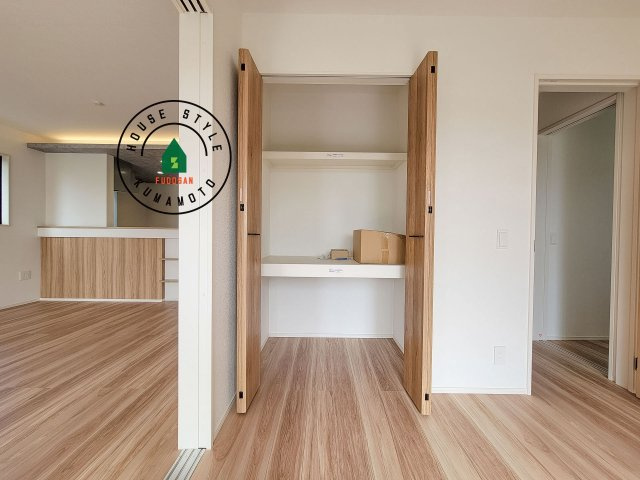 合志市合生第3-3棟（17号棟）　の収納|収納には困りません。