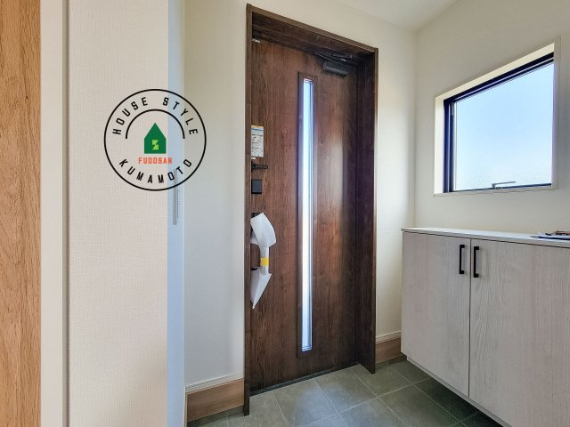 合志市合生第3-3棟（17号棟）　の防犯設備|二重ロックでしっかり防犯対策ができます。