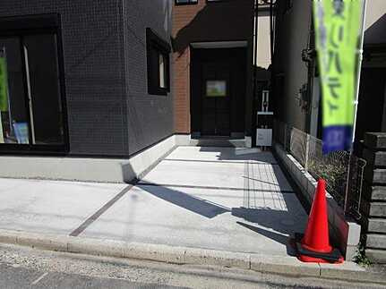 安佐南区長束6丁目の前面道路含む現地写真