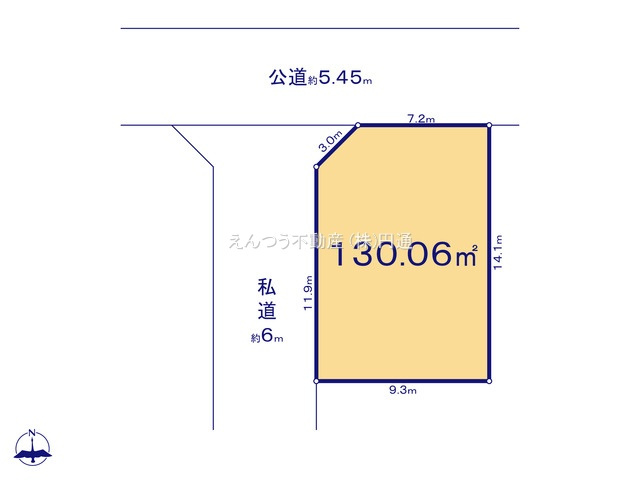 下之一色町の区画図
