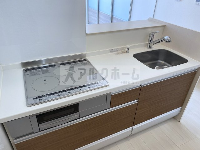 ブリーゼ久宝寺B棟のキッチン