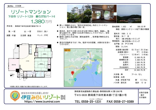 リゾート129碁石が浜パートⅡのその他
