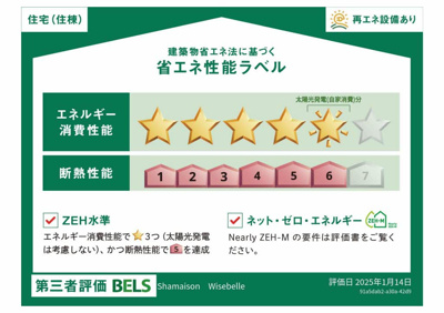 【省エネ性能ラベル】 | シャーメゾンワイズベル