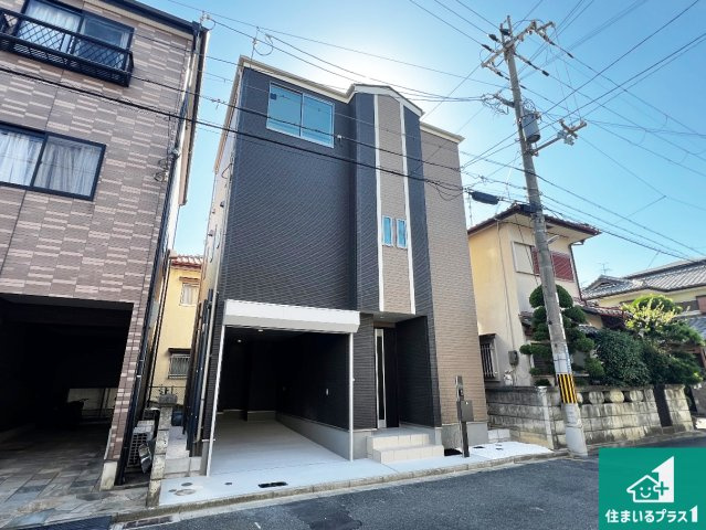 藤井寺市沢田　新築一戸建ての外観|お客様に長く安心して住んでいだだける事にこだわった家づくり！住んでからのアフターサービスにもしっかりと取り組んでいます！