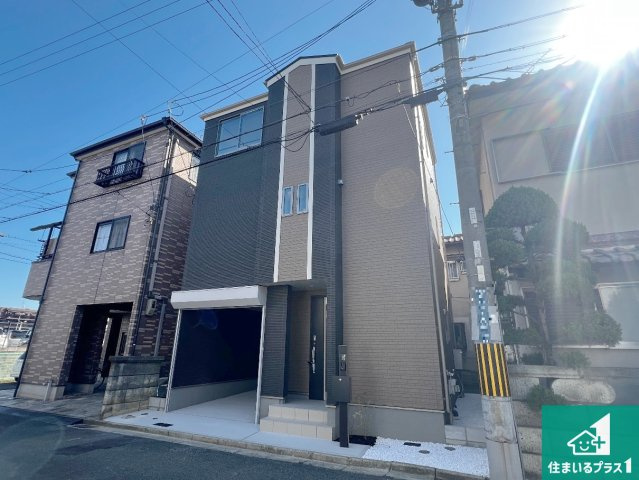 藤井寺市沢田　新築一戸建ての外観|安心の10年保証！外観を美しく保ち、雨水で汚れを落とします！気になることがありましたら、お気軽にお問い合わせください！