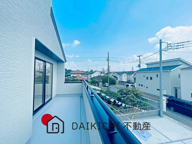 【バルコニー】 | 行田市城西第2　リーブルガーデン　新築戸建　全9棟　4号棟