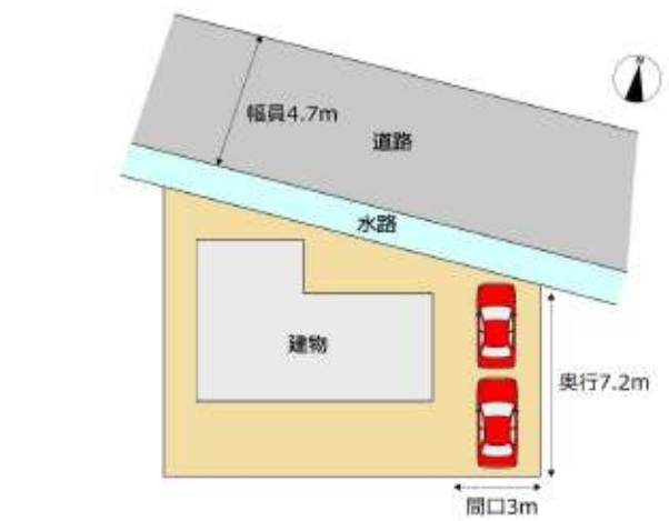 川島町中山　中古戸建て　の区画図|1号棟