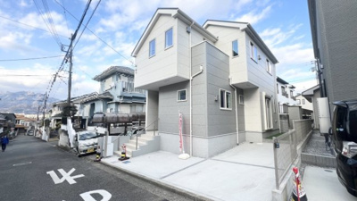 【前面道路含む現地写真】 | 秦野市今泉　全２棟　新築住宅