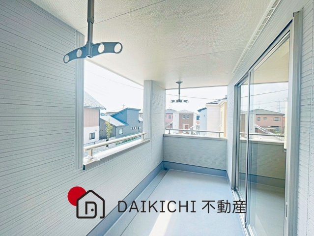 【バルコニー】 | 行田市城西第2　リーブルガーデン　新築戸建　全9棟　5号棟