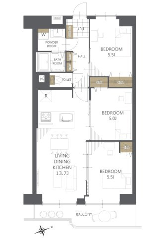 【間取り】メイツ川越 