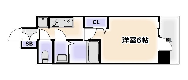 【間取り】 | プレサンス桜川グロワール